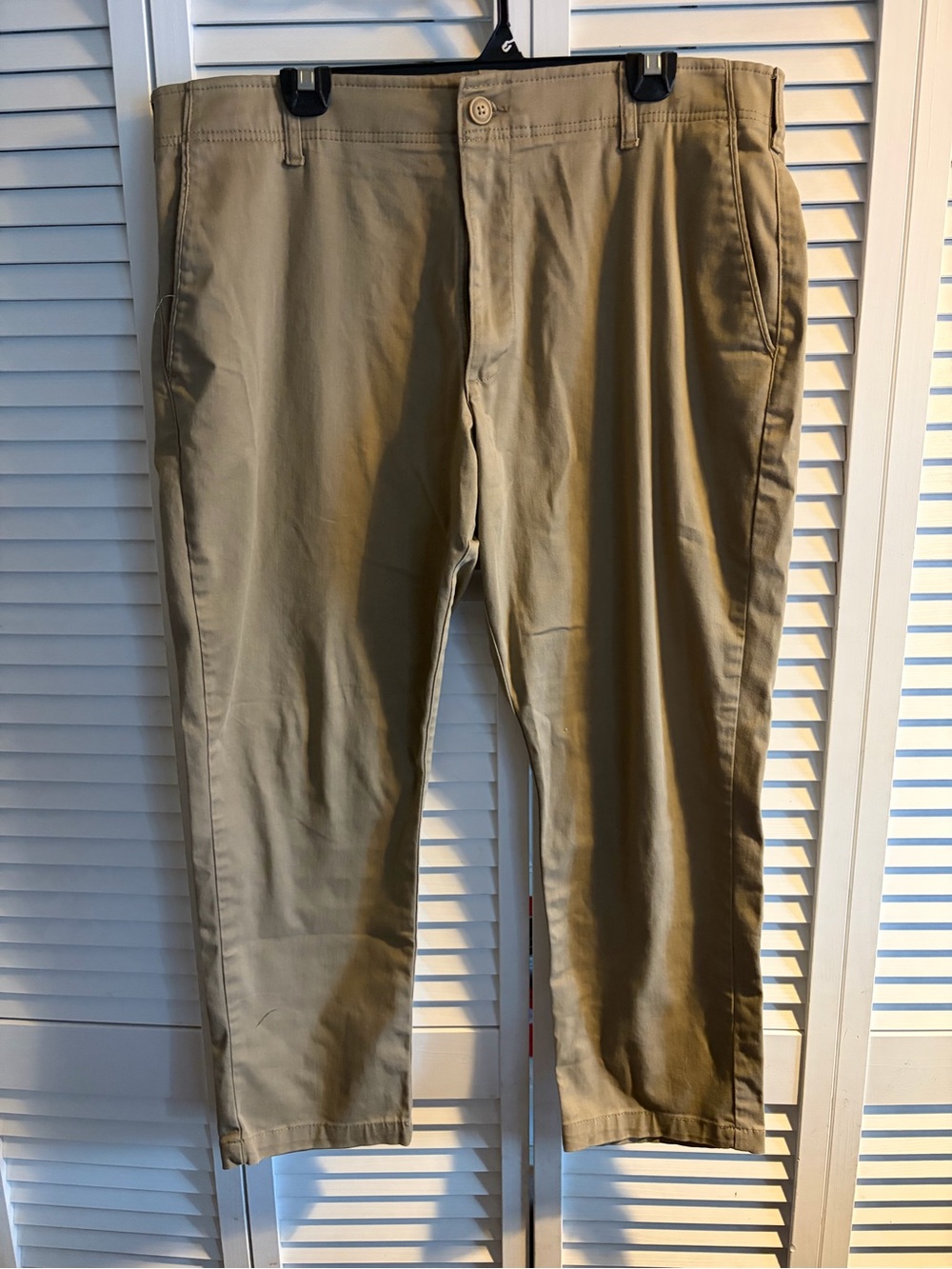 Lee Extreme Comfort MVP Men's Khaki Relaxed Fit Chinos - Tan 38x29